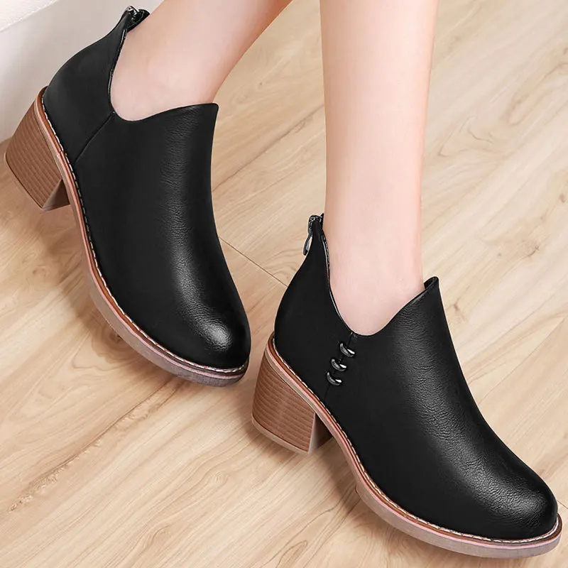 Step Buffett WOMEN'S Casual Shoes British Style Martin Boots round-Toe Chunky Heel Short Boots Autumn And Winter New Style Ankle
Step Buffett WOMEN'S Casual Shoes British Style Martin Boots round-Toe Chunky Heel Short Boots Autumn And Winter New Style Ankle