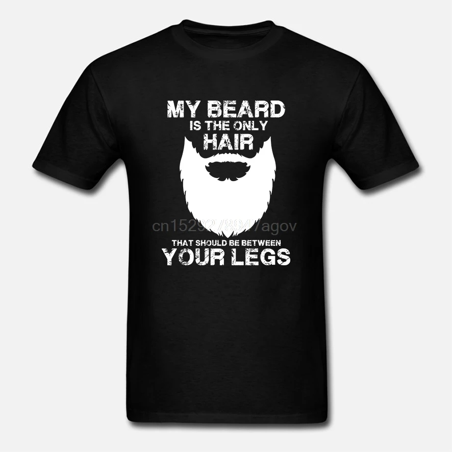 Мужская забавная футболка для женщин и мужчин крутая моя борода единственные