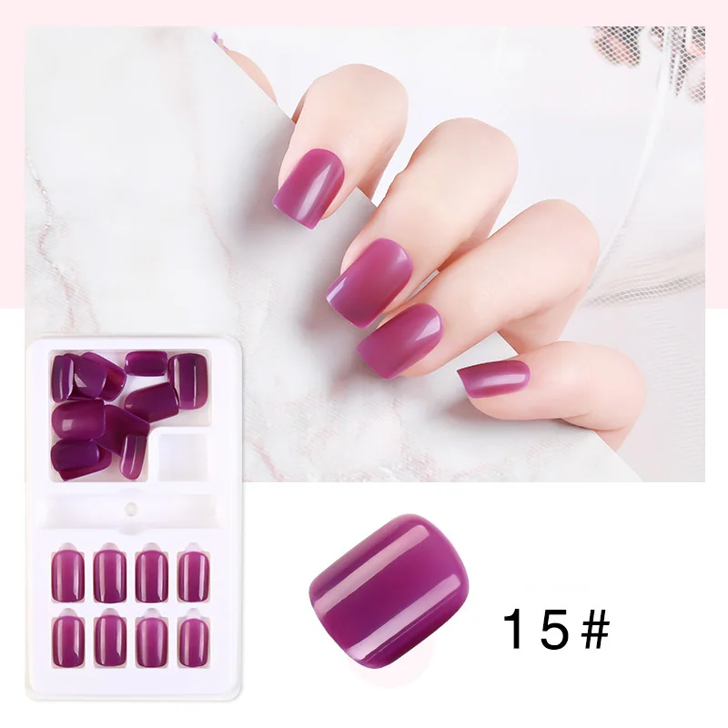 12/24pcs False Nails Pure Color Fake Nails Short Coffin Nail Tips Detachable French Tips Reusable Artifical Nails Nail Art Tools
12/24pcs False Nails Pure Color Fake Nails Short Coffin Nail Tips Detachable French Tips Reusable Artifical Nails Nail Art Tools