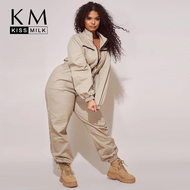 Kissmilk Women Plus Size Solid Long Sleeve Loose Elasticated Waist Casual Dailywear Formal One Piece Jumpsuit
Kissmilk Women Plus Size Solid Long Sleeve Loose Elasticated Waist Casual Dailywear Formal One Piece Jumpsuit