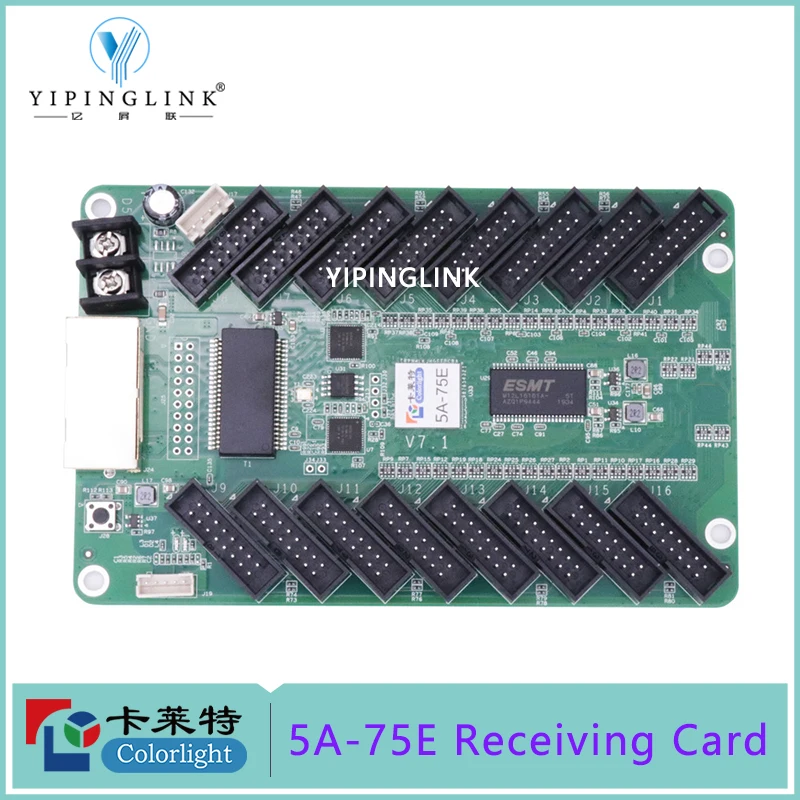 Colorlight 5A-75E receiving card for full color led screen outdoor and indoor video wall P10 LED display sparepart colorlight
Colorlight 5A-75E receiving card for full color led screen outdoor and indoor video wall P10 LED display sparepart colorlight