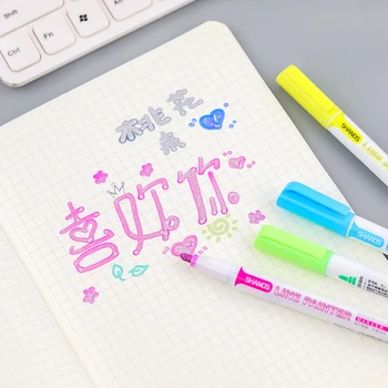 8 Colors Double Line Outline Pen Set Metallic Color Magic Highlighter Marker Pen for Art Painting Writing Pen School Supplies
8 Colors Double Line Outline Pen Set Metallic Color Magic Highlighter Marker Pen for Art Painting Writing Pen School Supplies