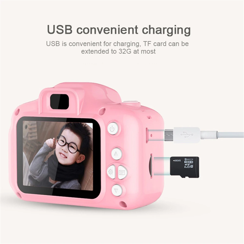 Outdoor Digital Mini Camera Kids Cartoon HD Screen Chargable Camera Cute Camera 2 Inch Photography Prop For Child Birthday Gift
Outdoor Digital Mini Camera Kids Cartoon HD Screen Chargable Camera Cute Camera 2 Inch Photography Prop For Child Birthday Gift
