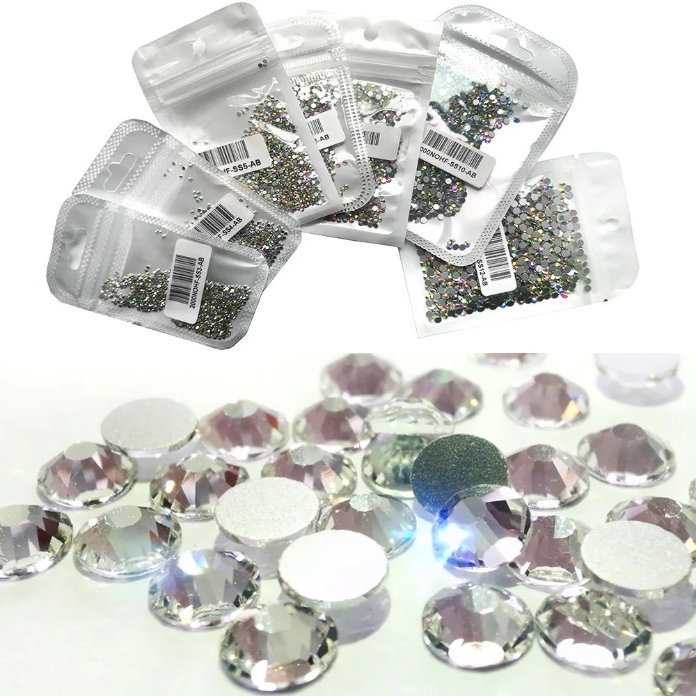Non Hotfix Rhinestones Crystal Clear AB Super Shiny Flatback Strass Sewing Fabric Garment 3D Nail Decorations Rhinestones
Non Hotfix Rhinestones Crystal Clear AB Super Shiny Flatback Strass Sewing Fabric Garment 3D Nail Decorations Rhinestones