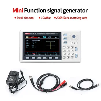 200MS/s 30Mhz Function Arbitrary Waveform Generator Signal Source Dual Channel UTG932E Signal Generator 14bits Frequency Meter
200MS/s 30Mhz Function Arbitrary Waveform Generator Signal Source Dual Channel UTG932E Signal Generator 14bits Frequency Meter