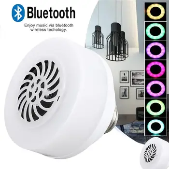 Portable LED Music Bulb Bar Bluetooth 4.0 Mini Home Speaker Smart Gift Lamp RGB Loudspeaker Audio Remote Control KTV
Portable LED Music Bulb Bar Bluetooth 4.0 Mini Home Speaker Smart Gift Lamp RGB Loudspeaker Audio Remote Control KTV