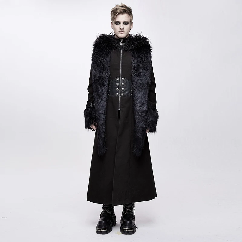 Winter Gothic Jackets And Coats Men Long Coat With Long Fleece Hoodie Patchwork Warm Cosplay Costume
Winter Gothic Jackets And Coats Men Long Coat With Long Fleece Hoodie Patchwork Warm Cosplay Costume