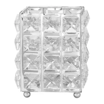 Makeup Storage Box Crystal Metal Bead Brush Cosmetics Eyebrow Pencil Makeup Organizer Container Dressing Table Decoration
Makeup Storage Box Crystal Metal Bead Brush Cosmetics Eyebrow Pencil Makeup Organizer Container Dressing Table Decoration