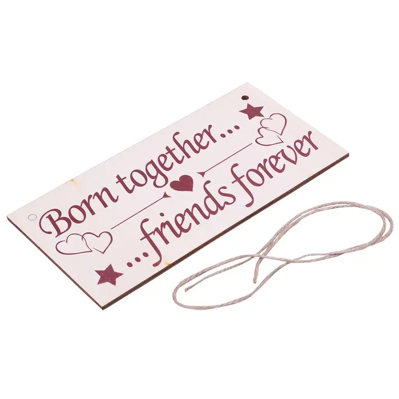 born together friends forever twins keepsake gift