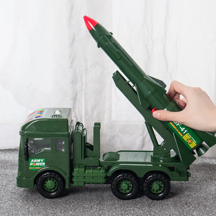Military Model Long-Range Missile Car Inertia Power Toy Military Car Children Intelligent Early Childhood Toy Story Car
Military Model Long-Range Missile Car Inertia Power Toy Military Car Children Intelligent Early Childhood Toy Story Car
