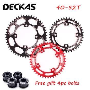DECKAS MTB Narrow Wide Chainring 104BCD Mountain Bike Road Bicycle Single Speed Chainring Black/Red 40T-52T Cycle Crankset
DECKAS MTB Narrow Wide Chainring 104BCD Mountain Bike Road Bicycle Single Speed Chainring Black/Red 40T-52T Cycle Crankset