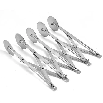 Slicer 5 Wheel Pizza Knife Dough Divider Adjustable Pizza Cutter Cookie Pastry Cutter Wheel Kitchen Tool for Baking Accessories
Slicer 5 Wheel Pizza Knife Dough Divider Adjustable Pizza Cutter Cookie Pastry Cutter Wheel Kitchen Tool for Baking Accessories
