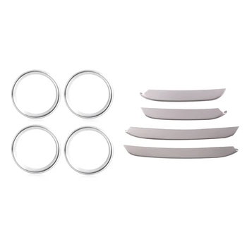 4Pcs Front Fog Light Lamp Molding Strip Cover Trim & 4Pcs Car Air Outlet Cover Sticker Decorative Rings for A3 S3
4Pcs Front Fog Light Lamp Molding Strip Cover Trim & 4Pcs Car Air Outlet Cover Sticker Decorative Rings for A3 S3