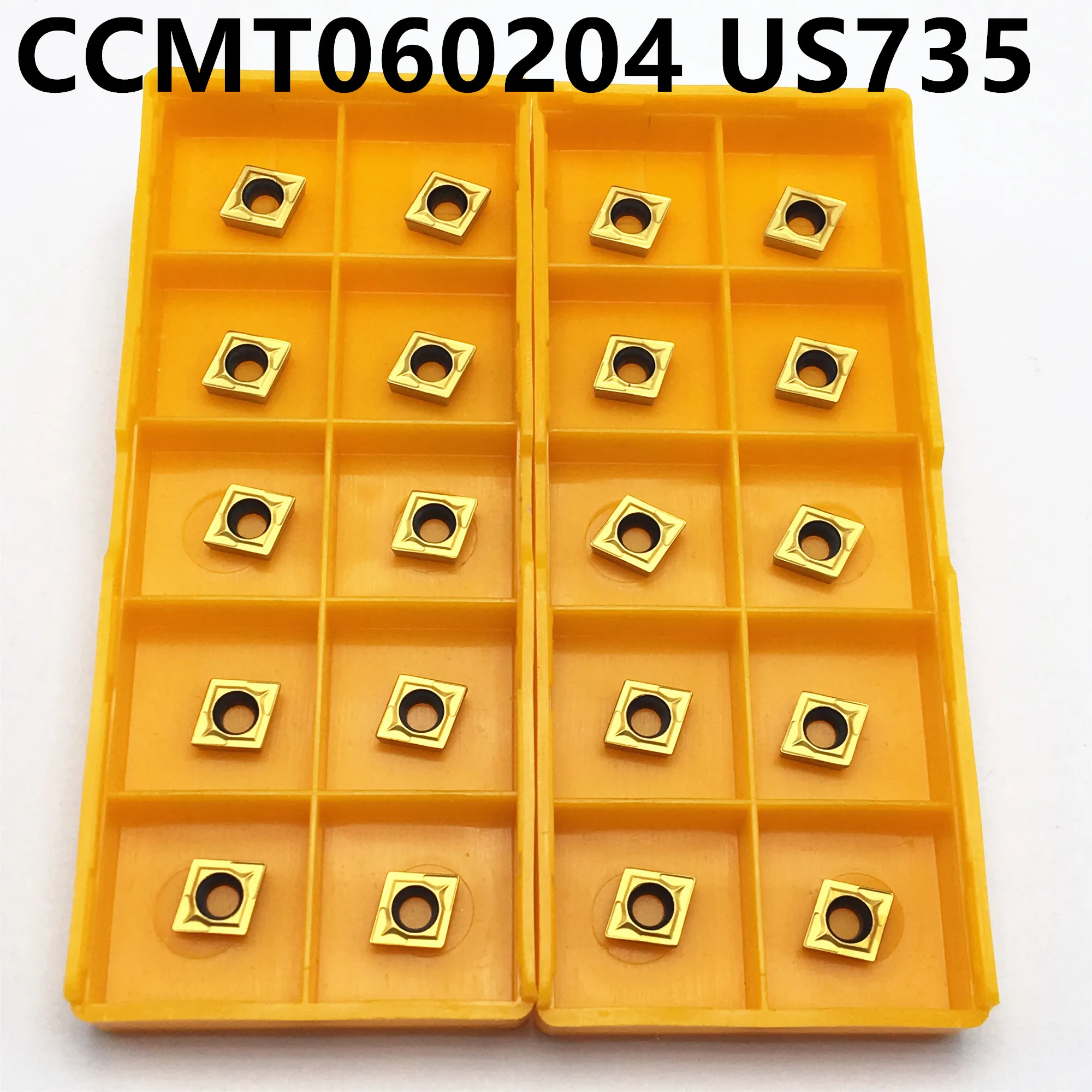 10PCS CCMT060204 US735 Carbide Insert Internal Turning Tool CCMT060204 End Milling Tool Milling Cutter CNC Milling Cutter
10PCS CCMT060204 US735 Carbide Insert Internal Turning Tool CCMT060204 End Milling Tool Milling Cutter CNC Milling Cutter