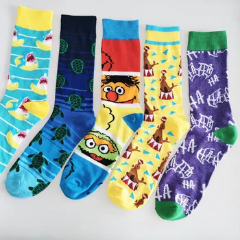 Spring New Arrived Happy Socks Men Funny Art BritishStyle Streetwear Hip Hop Animals Characters Designer Crew Sock Gift for Men 
Spring New Arrived Happy Socks Men Funny Art BritishStyle Streetwear Hip Hop Animals Characters Designer Crew Sock Gift for Men