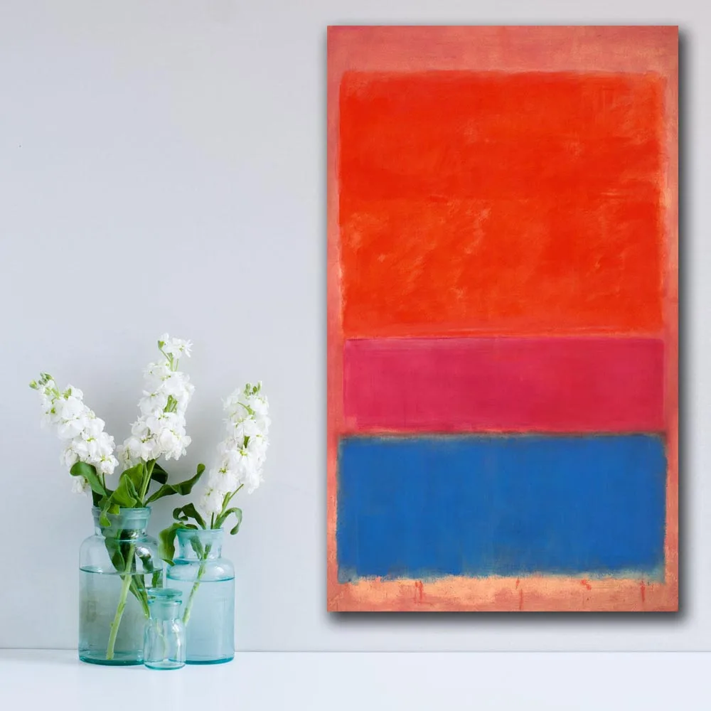 

Hand-painted oil painting Mark Rothko Painting Home Decor Modern Wall Art Canvas picture Painting ups ePacket free shipping
