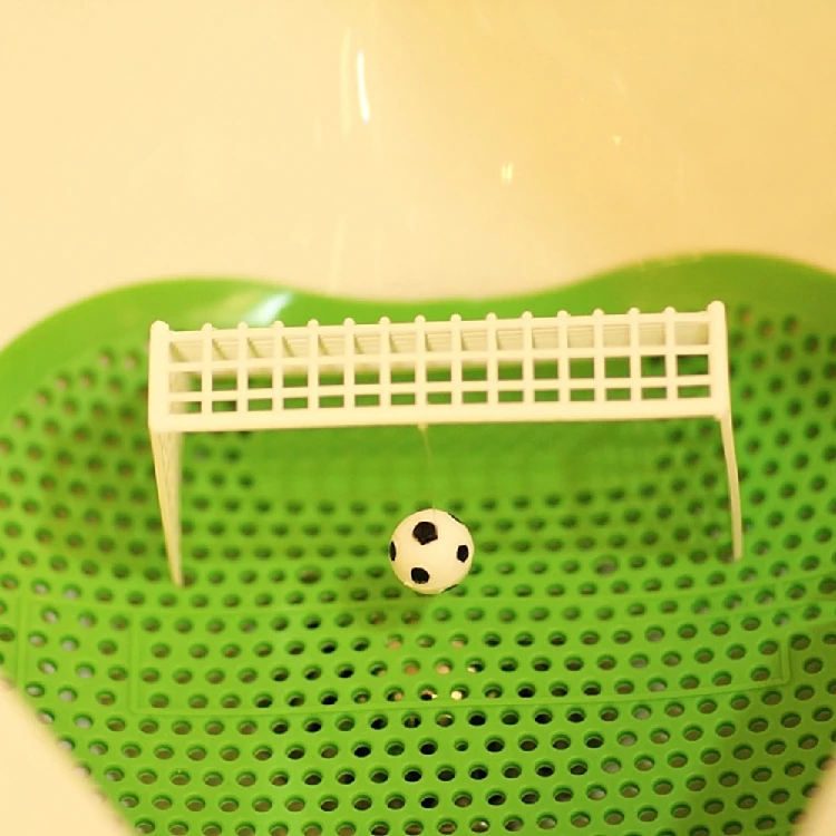 Description Picture 6 of itemGoal Urinal Football Shooting Mat Urinal Male Toilet Clean Deodorant Bathroom Urinal Pad Leather Aromatic Tool Men's Toilette