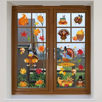 6/9PC Thanksgiving Fall Home Glass Window Stickers Clings Decorations Ornaments 3D Wall Stickers Pegatinas Para Pared Home Decor
6/9PC Thanksgiving Fall Home Glass Window Stickers Clings Decorations Ornaments 3D Wall Stickers Pegatinas Para Pared Home Decor