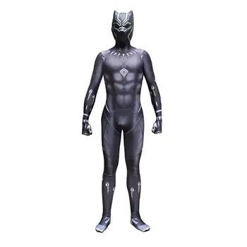 Movie Black Panther T'Challa Costume Cosplay Jumpsuit Superhero 3D Printing Zentai Bodysuit Men Halloween Carnival Outfit Kids
Movie Black Panther T'Challa Costume Cosplay Jumpsuit Superhero 3D Printing Zentai Bodysuit Men Halloween Carnival Outfit Kids