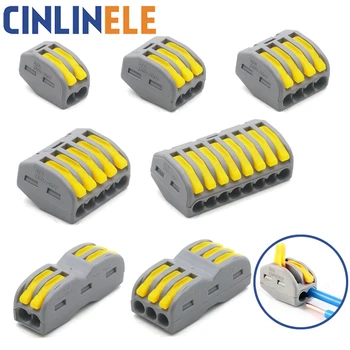 30 & 50 Pieces Fast Universal Wiring Wire Connector & Set Conductor Terminal Block Solar Cable Connector Easy Quick
30 & 50 Pieces Fast Universal Wiring Wire Connector & Set Conductor Terminal Block Solar Cable Connector Easy Quick