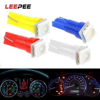 LEEPEE 10pcs DC 12V LED Interior Light T5 5050 Indicator Lights Car Dashboard Light Car Styling Instrument Cluster Lamp
LEEPEE 10pcs DC 12V LED Interior Light T5 5050 Indicator Lights Car Dashboard Light Car Styling Instrument Cluster Lamp
