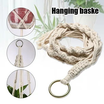 2pcs Plant Hanger for Flower Pot Plant Holder Hand-woven Rope Hanging for Home Garden BJStore
2pcs Plant Hanger for Flower Pot Plant Holder Hand-woven Rope Hanging for Home Garden BJStore