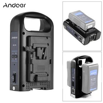 Andoer AD-2KS 2-Channel Dual Camcorder Battery Charger for V-Mount Battery for DSLR Video Camera 
Andoer AD-2KS 2-Channel Dual Camcorder Battery Charger for V-Mount Battery for DSLR Video Camera