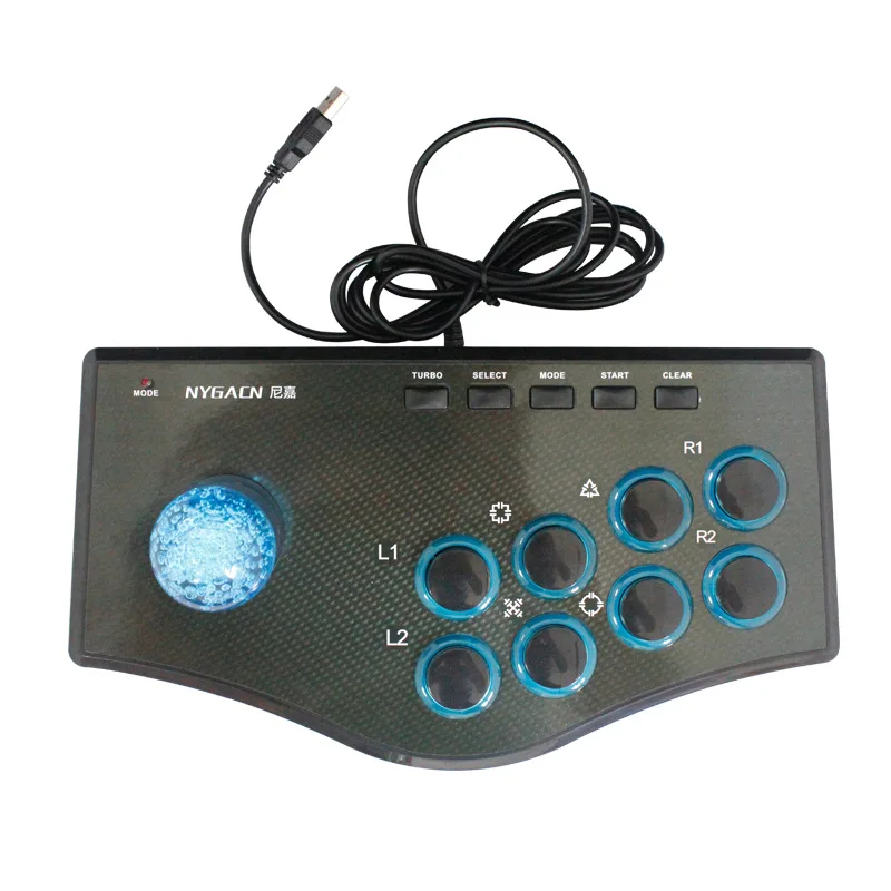 Arcade Fight Stick PC Fighter Game Controller Fighting Joystick for PC Computer XInput/PC DirectInput / Switch/TV
Arcade Fight Stick PC Fighter Game Controller Fighting Joystick for PC Computer XInput/PC DirectInput / Switch/TV
