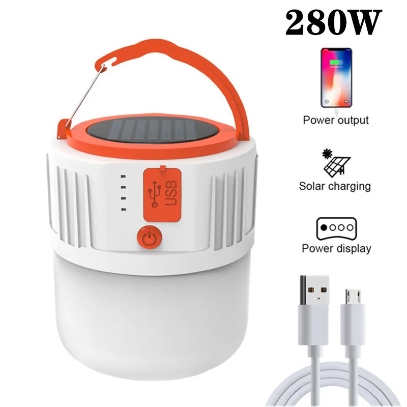 280W LED Solar Lights Portable Lantern USB 42 Bead Sunlight Night Market Outdoor Camping Power Outage Emergency Waterproof Lamp
280W LED Solar Lights Portable Lantern USB 42 Bead Sunlight Night Market Outdoor Camping Power Outage Emergency Waterproof Lamp
