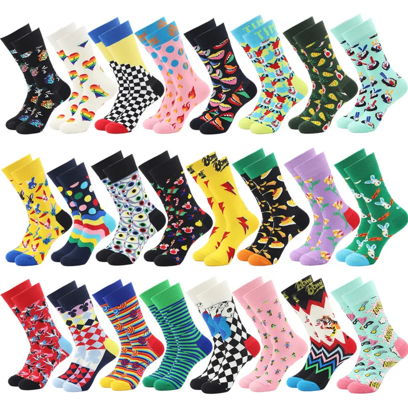 New Women Comfortable Socks Retro Print Autumn Winter Socks Female Casual Colorful Cotton Fashionable Middle Tube Socks 2021
New Women Comfortable Socks Retro Print Autumn Winter Socks Female Casual Colorful Cotton Fashionable Middle Tube Socks 2021