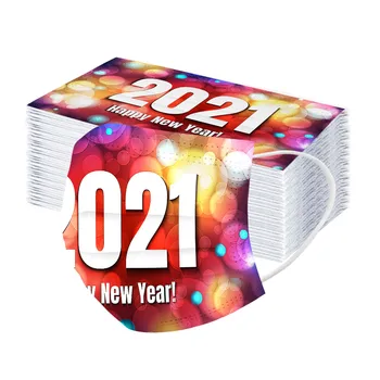 50/100pcs Mascarillas Adult 2021 Happy New Years Disposable Three Layer Breathable Face Masks Halloween Mascarilla Masque
50/100pcs Mascarillas Adult 2021 Happy New Years Disposable Three Layer Breathable Face Masks Halloween Mascarilla Masque