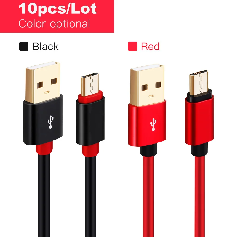Распродажа микро USB кабель 10 шт./лот линия быстрой зарядки 1m1.5m 2 м 3 для Android
