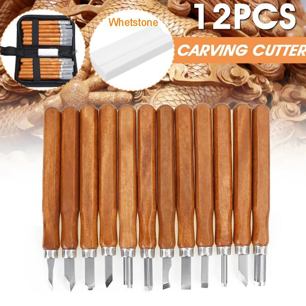12pcs DIY Woodcut Knife Sculpture Wood Carving Tools Woodworking Hobby Arts Crafts Cutter Graver Sculpt Pottery Ceramic Clay
12pcs DIY Woodcut Knife Sculpture Wood Carving Tools Woodworking Hobby Arts Crafts Cutter Graver Sculpt Pottery Ceramic Clay