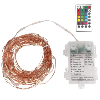 50/100 LEDs String Light Waterproof Multi-color 8 Modes Led Garland Fairy Lamp Remote Control Home Xmas Wedding Party Decoration
50/100 LEDs String Light Waterproof Multi-color 8 Modes Led Garland Fairy Lamp Remote Control Home Xmas Wedding Party Decoration