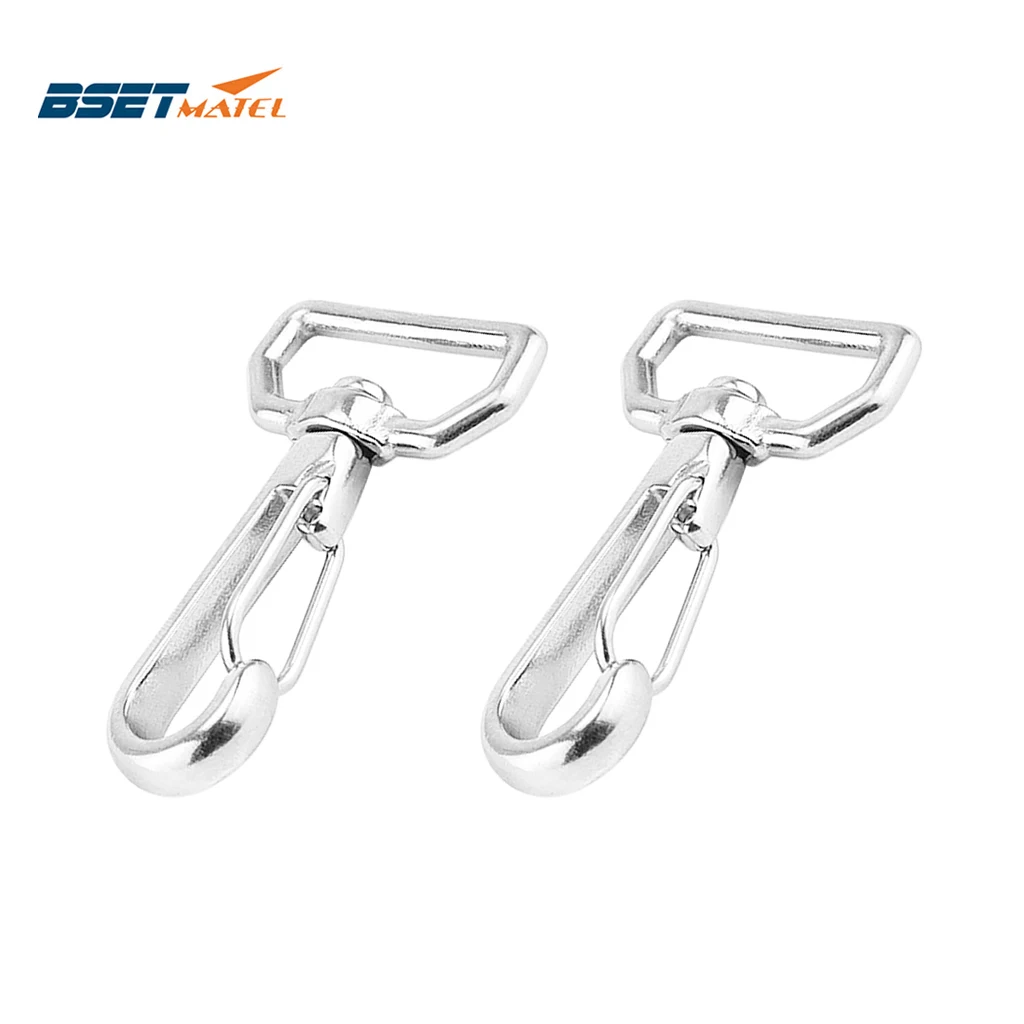 2PCS Ring Square Eye Swivel Snap Hook Stainless Steel 316 Quick Straping Hook Lobster Clasps Hiking Camping Carabiner Pet Chain
2PCS Ring Square Eye Swivel Snap Hook Stainless Steel 316 Quick Straping Hook Lobster Clasps Hiking Camping Carabiner Pet Chain