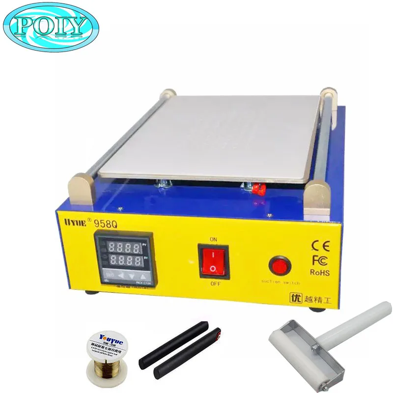 UYUE 958Q+ 400W 11 inch for iPad 2 Glass Vacuum LCD Separator Split Screen Repair Machine for Samsung Tablet PC
UYUE 958Q+ 400W 11 inch for iPad 2 Glass Vacuum LCD Separator Split Screen Repair Machine for Samsung Tablet PC