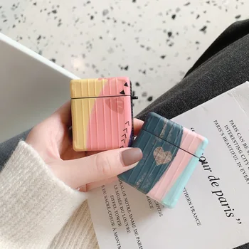 For AirPods Case Cute Simple mini box cartoon Accessories Protective silicon Cover luxury For Airpods1 2 case Earphone Casefunda
For AirPods Case Cute Simple mini box cartoon Accessories Protective silicon Cover luxury For Airpods1 2 case Earphone Casefunda