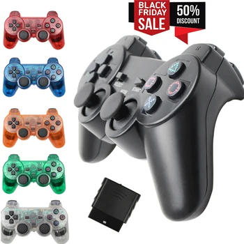 Wireless Gamepad for Sony PS2 Controller for Playstation 2 Console Joystick Double Vibration Shock Joypad Wireless Controle
Wireless Gamepad for Sony PS2 Controller for Playstation 2 Console Joystick Double Vibration Shock Joypad Wireless Controle