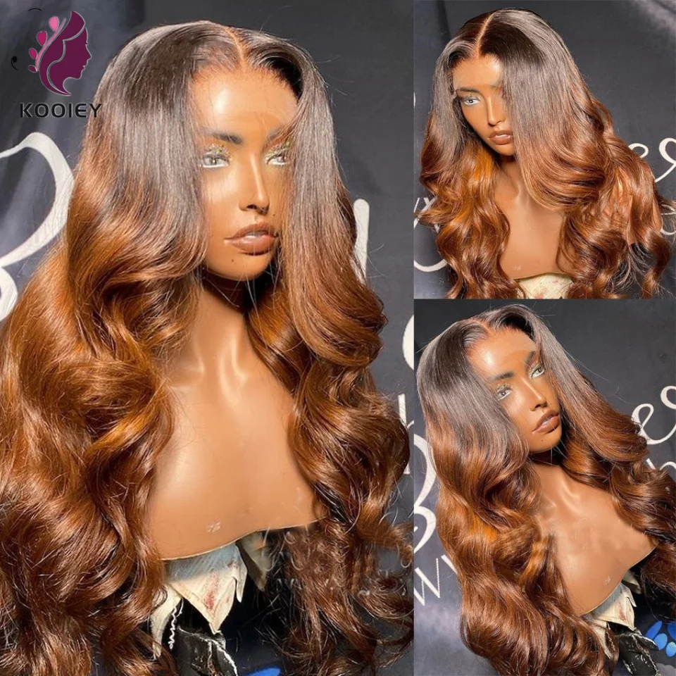 Brown Ombre Lace Front Wig Pre Plucked Body Wave Human Hair Wigs Transparent Lace Malaysian Remy Ombre Brown Wig For Black Women
Brown Ombre Lace Front Wig Pre Plucked Body Wave Human Hair Wigs Transparent Lace Malaysian Remy Ombre Brown Wig For Black Women