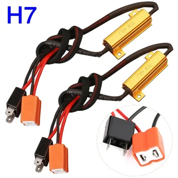 Plastic + Alloy 1 Pair 50W6ΩH7 Car Load Resistance LED Light Canbus Warning Cancel Decoder In 50 * 24 Mm
Plastic + Alloy 1 Pair 50W6ΩH7 Car Load Resistance LED Light Canbus Warning Cancel Decoder In 50 * 24 Mm