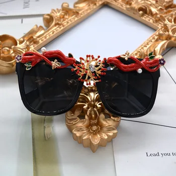 New Style Korean-style Retro Varved Big Box Thin Face Sunglasses Women's Fashion And Personality UV-Protection Polarized Sunglas
New Style Korean-style Retro Varved Big Box Thin Face Sunglasses Women's Fashion And Personality UV-Protection Polarized Sunglas