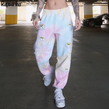 Rapwriter Streetwear Colorful Tie Dye Floral Print Pants Women Jogger Sweatpants Casual Loose Trousers Harajuku High Waist Pants
Rapwriter Streetwear Colorful Tie Dye Floral Print Pants Women Jogger Sweatpants Casual Loose Trousers Harajuku High Waist Pants