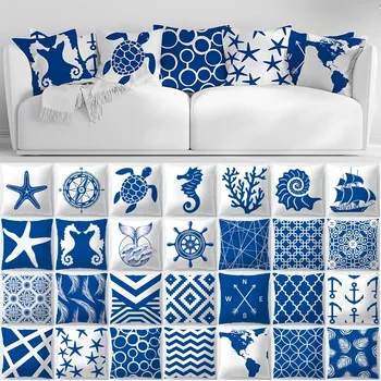 Decorative Throw Pillows Blue Geometry Pillow Cover 45x45 Polyester Cushion Cover Marine Life Pillowcase Cushions Home Decor
Decorative Throw Pillows Blue Geometry Pillow Cover 45x45 Polyester Cushion Cover Marine Life Pillowcase Cushions Home Decor