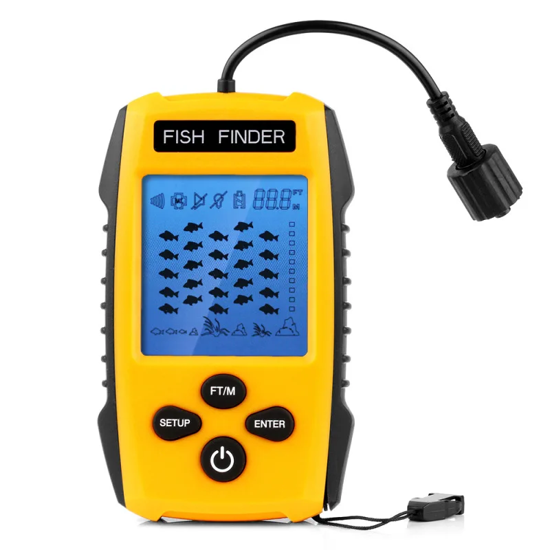 Fish Finder TL88 Wired Fish Finder 0.6-100m Depth Ultrasonic Sonar Sensor Sounder Alarm ABS Fishfinder Fishing Tool Accessories
Fish Finder TL88 Wired Fish Finder 0.6-100m Depth Ultrasonic Sonar Sensor Sounder Alarm ABS Fishfinder Fishing Tool Accessories