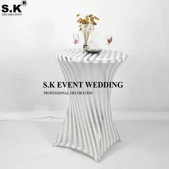 Bronzing Glitter Spandex Cocktail Table Cover Lycra Table Cloth For Wedding Event Decoration
Bronzing Glitter Spandex Cocktail Table Cover Lycra Table Cloth For Wedding Event Decoration