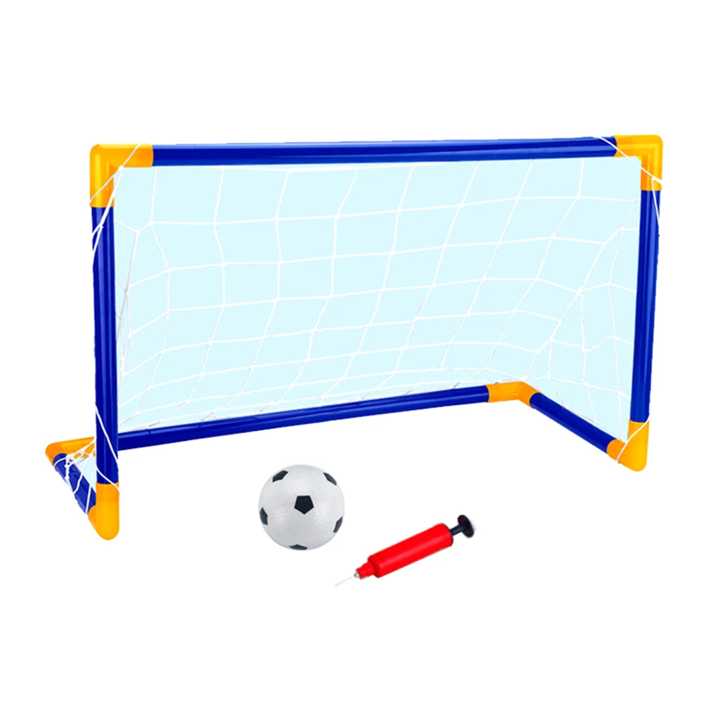 90cm Portable Soccer Goal Set, Football Gate & Football with Pump, Kids Outdoor Play Toy Gift 90cm Portable Soccer Goal Set, Football Gate & Football with Pump, Kids Outdoor Play Toy Gift