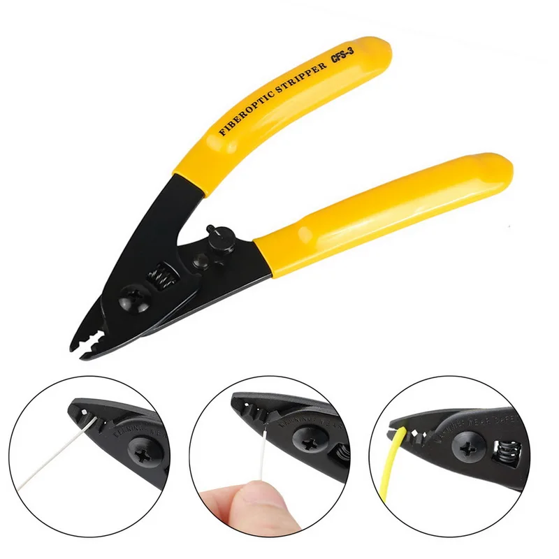Three-Port Fibre Stripper CFS-3 Fiber Stripping Pliers Cable Cutter Electric Forceps Knife Crimper Crimping Tool
Three-Port Fibre Stripper CFS-3 Fiber Stripping Pliers Cable Cutter Electric Forceps Knife Crimper Crimping Tool