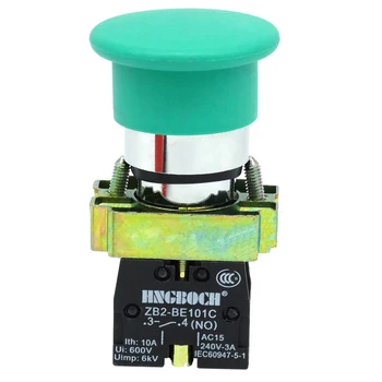 Free shipping 5pc XB2-BC42 1 NO Self reset Green Mushroom Head Push Button Switch Opening hole 22mm
Free shipping 5pc XB2-BC42 1 NO Self reset Green Mushroom Head Push Button Switch Opening hole 22mm