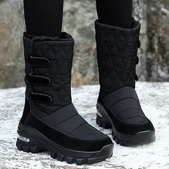 Women's winter boots 2021 Fashion Gingham Platform Boots Women Plush windproof Woman Snow Boots Climbing Shoes Black Boots
Women's winter boots 2021 Fashion Gingham Platform Boots Women Plush windproof Woman Snow Boots Climbing Shoes Black Boots