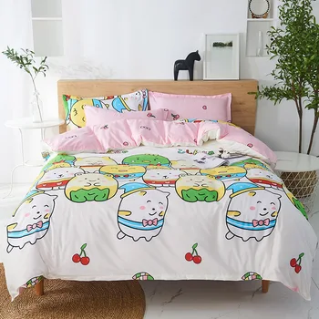 Fashion Simple Style AB side bedding set bed cover sheet pillowcase set bed linen set
Fashion Simple Style AB side bedding set bed cover sheet pillowcase set bed linen set